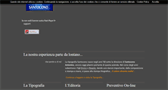Desktop Screenshot of grafichesantocono.it